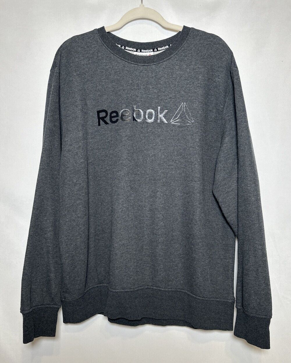 Reebok Men's Free Weight Crewneck Sweater Size Large